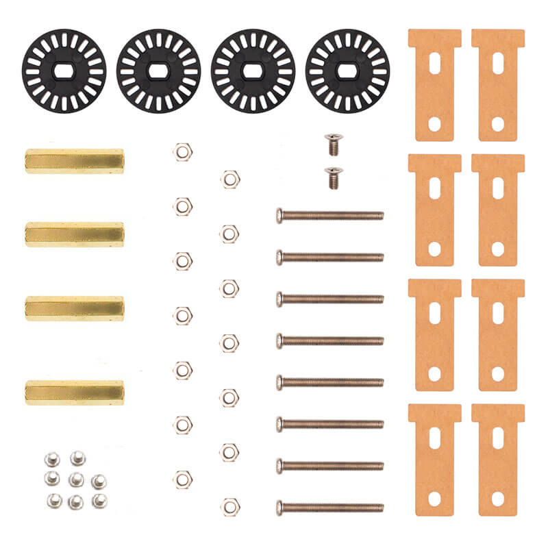 Piezas Kit Carrito 4WD 